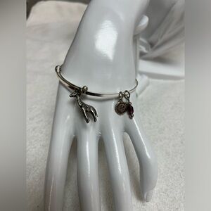 Vintage Giraffe Bangle Bracelet- Adjustable
